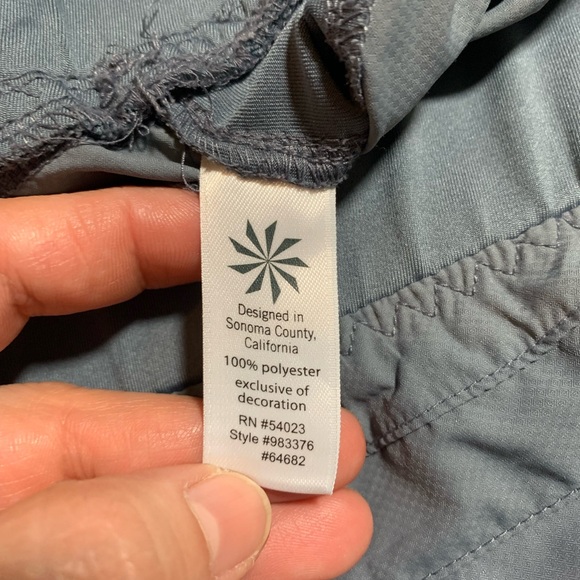 Athleta Gray athletic Shorts. Size S. - Picture 4 of 10